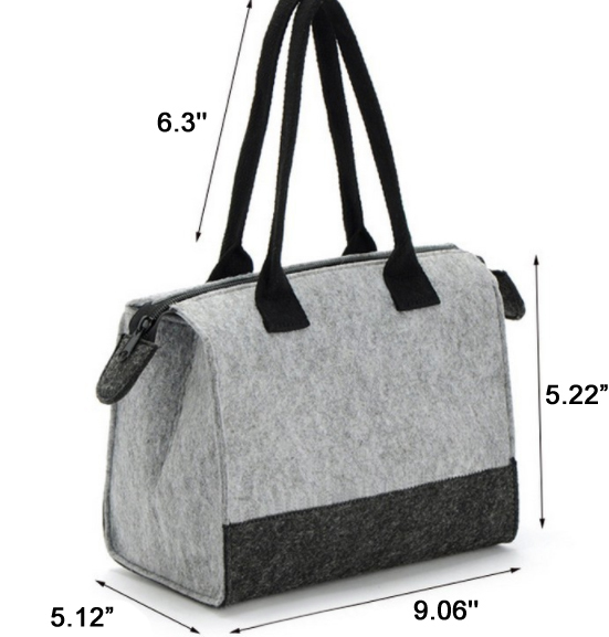 Felt handbag felt tote bag felt shopping bag