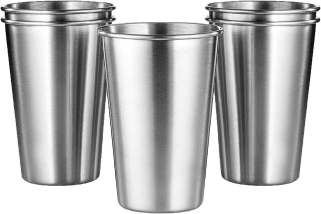 12 oz Stainless Steel beer stadium pint Cups