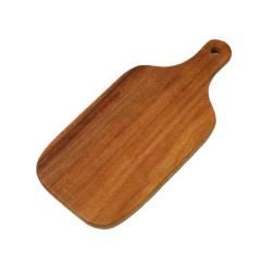 6" x 14.5" Acaia Wood Serving Board With Handle