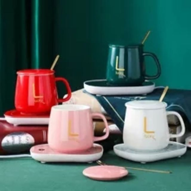 Thermostatic heating of 55 degree coasters cup set