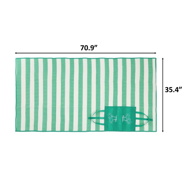 Waterproof Foldable Beach Mat with Strap