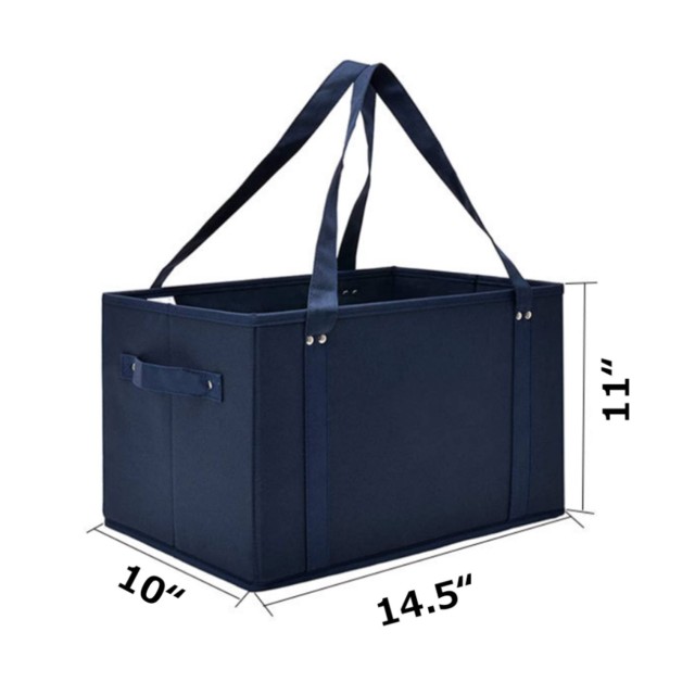 Collapsible Grocery Shopping Tote Bag Box Reusable