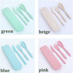 MI115CD Portable Wheat Straw Cutlery Sets