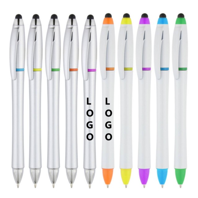 Highlighter with Pen and Stylus for Touchscreens