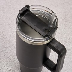 40oz Stainless Steel Travel Straw Tumbler