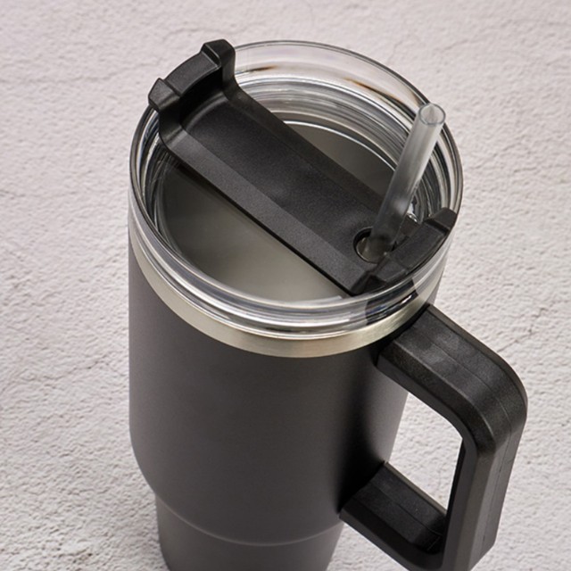 40oz Stainless Steel Travel Straw Tumbler