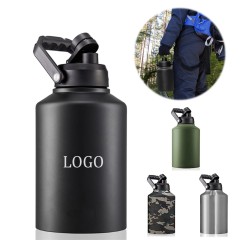 64oz Stainless Steel Travel Water Jug with Hnadle