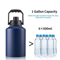 64oz Stainless Steel Travel Water Jug with Hnadle