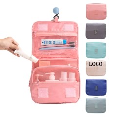 Waterproof Hanging Cosmetic Pouch Travel Toiletry Bag
