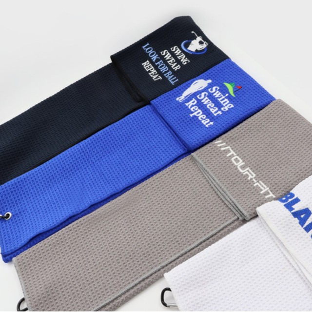 Microfiber Golf Towel w/Grommet & Hook