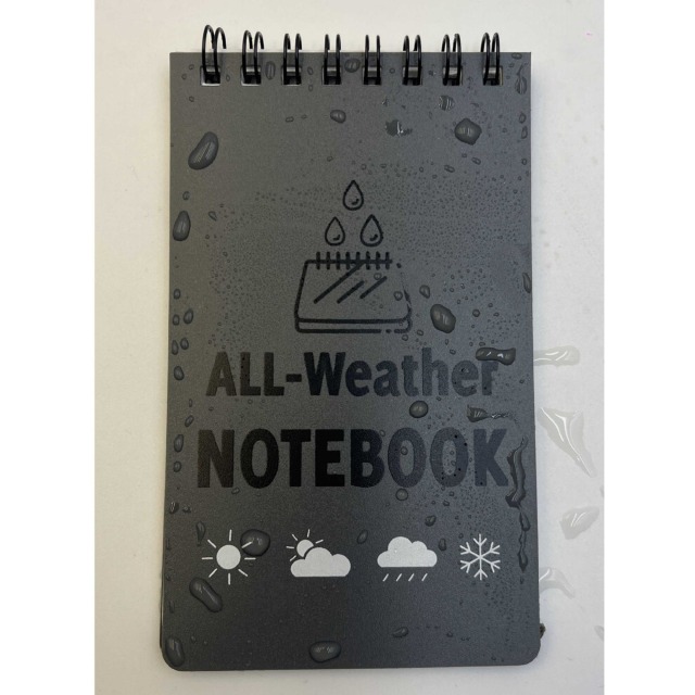 Wirebound Waterproof Spiral Steno Memo ruler pocket notepad
