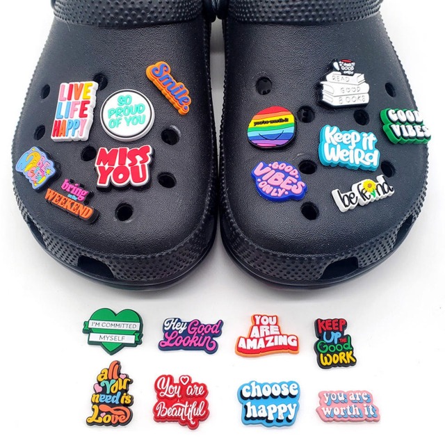 DIY PVC Clog Shoes Decoration Croc Charms