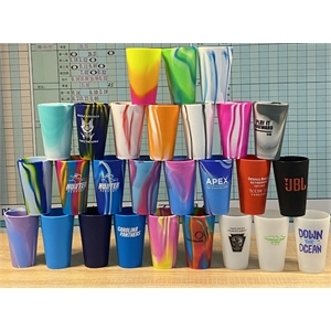 16 oz Food-grade Silicone Pint Cups