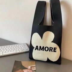 Crochet Shopping Tote Bag Knitted Handbags