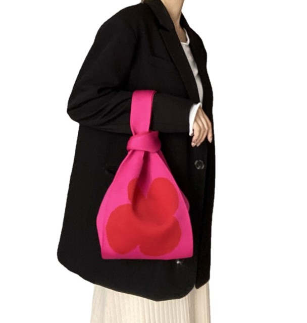 Crochet Shopping Tote Bag Knitted Handbags