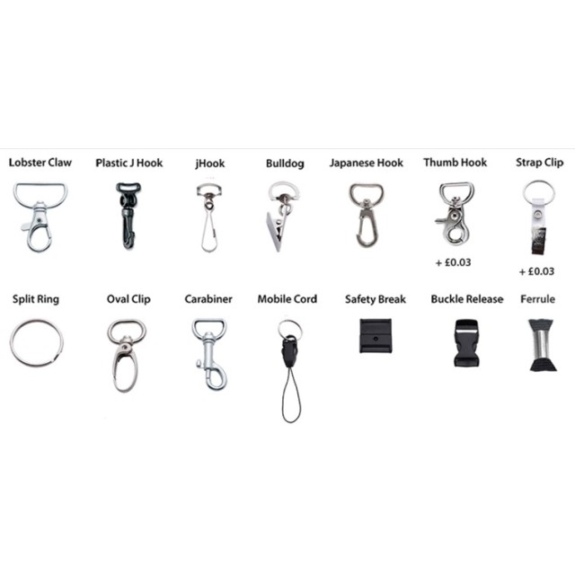 Polyester Neck Lanyard with Safety Buckle Oval Clasp