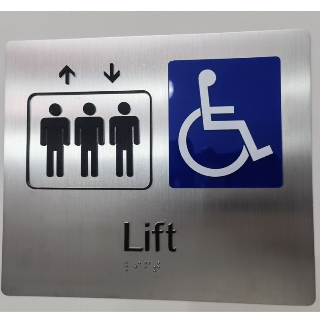 Stainless steel wall stick hotel office outdoor signage