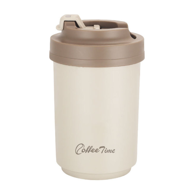 12oz Stainless Steel Tumbler Coffee Travel Mug with Spill Proof Lid