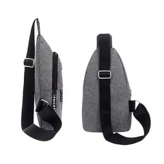 Sport Crossbody Sling Backpack W/ Earphone Hole