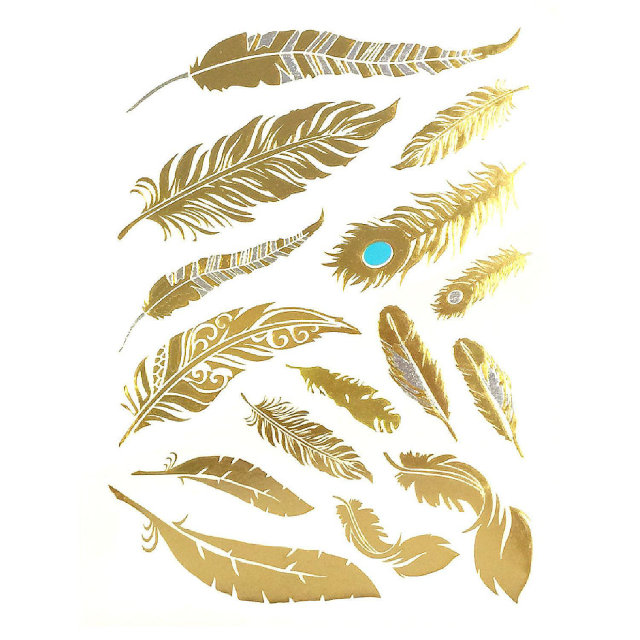 Flash tattoos, Metallic Tattoo Sticker, Temporary tattoo