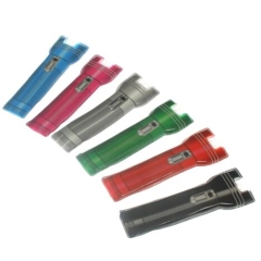 PVC Flat 2 LED magnet Flashlight Torch