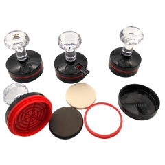 Pre-inked Handle Refill Ink Crystal Rubber Flash Stamps