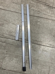 10" Retractable Aluminum Yard Traffic Warning Sign Stakes