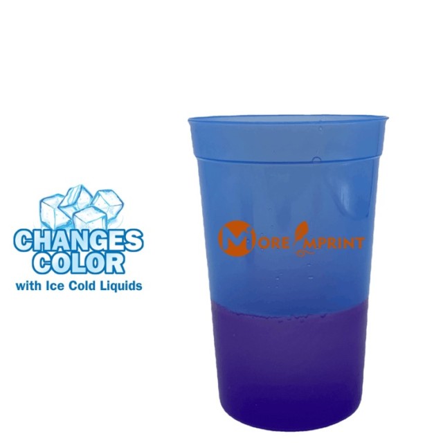 12oz 16oz 22oz Plastic Color Changing Stadium Cup