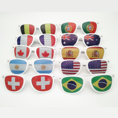 Pinhole Flag Lense Imprint Sticker Sunglasses