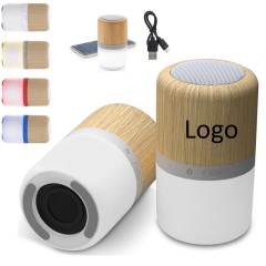 Bamboo Wireless Light Up Bluetooth Speaker