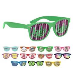 Pinhole Flag Lense Imprint Sticker Sunglasses