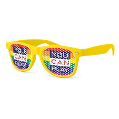 Pinhole Flag Lense Imprint Sticker Sunglasses