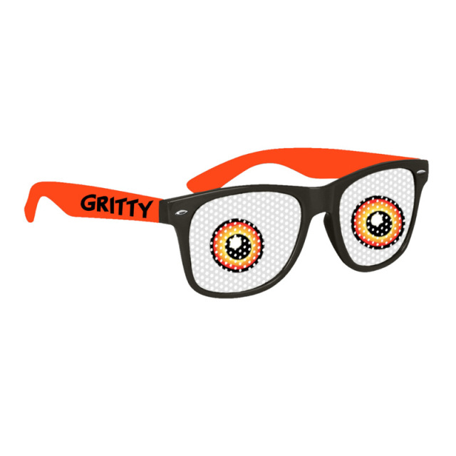 Pinhole Flag Lense Imprint Sticker Sunglasses