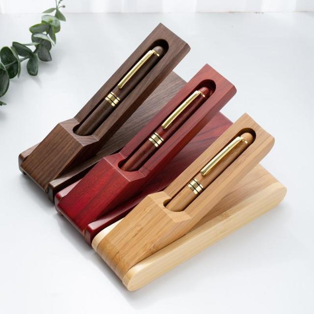 Wooden Case W/ Ballpoint Pen Signature Business Gift Set
