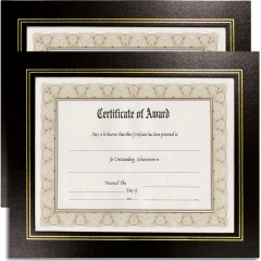 Deluxe Cardboard Leatherette Frame for 8-1/2" x 11"