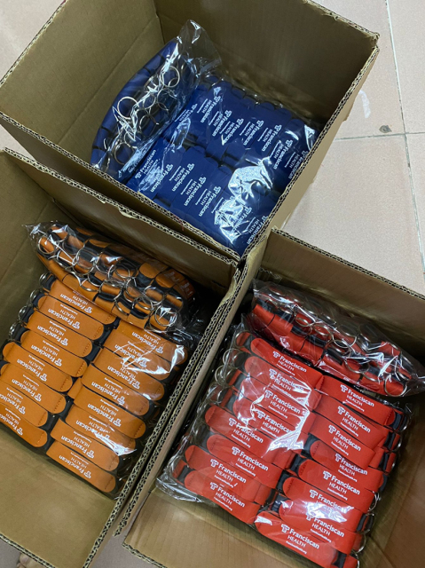 Neoprene key tags