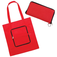Customized Easy Fold-Away Tote Bag