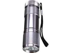 Giveaway 9 LED Metal Flashlights-White or UV light