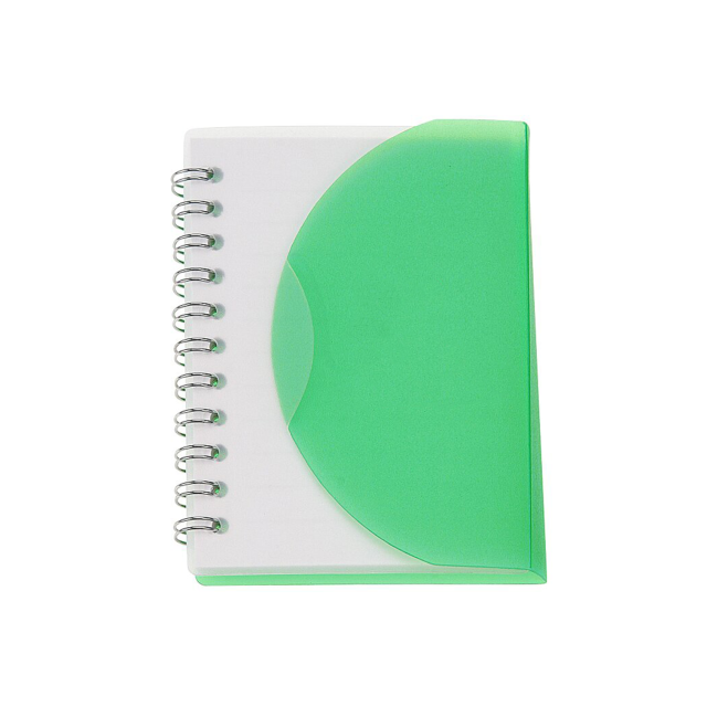 Spiral Curve Notebook - 4-1/4" x 3-1/4"