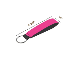 Neoprene key tags