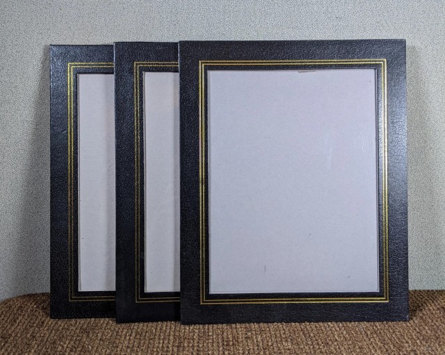 Deluxe Cardboard Leatherette Frame for 8-1/2" x 11"