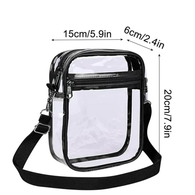 Clear Crossbody Purse Bag