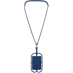 Logo Silicone Lanyards with Phone Holder and Wallet