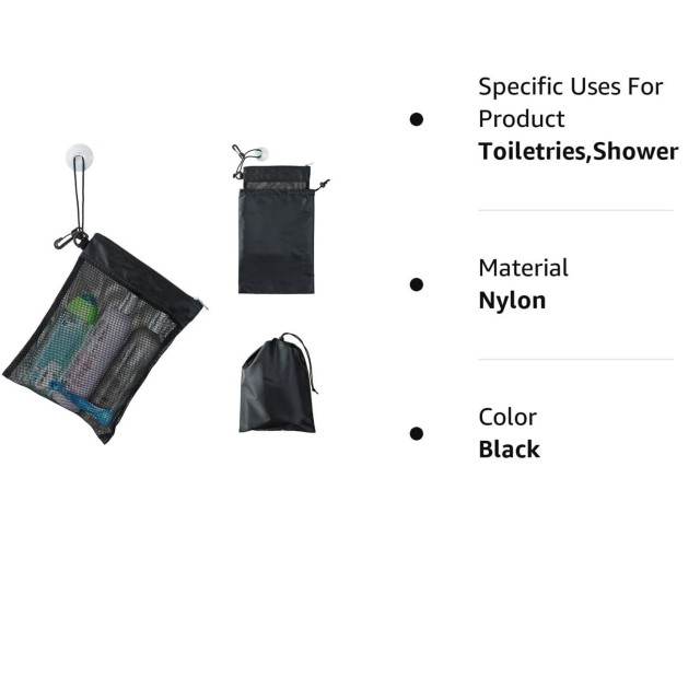 Portable Mesh Shower Caddy Bag