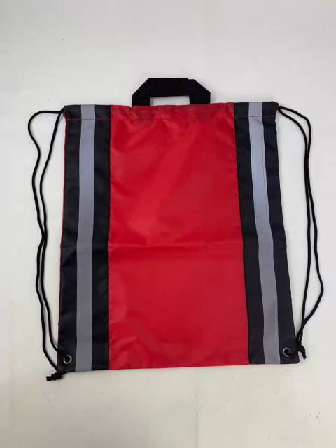 Reflective Safety Drawstring Backpack