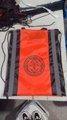 Reflective Safety Drawstring Backpack