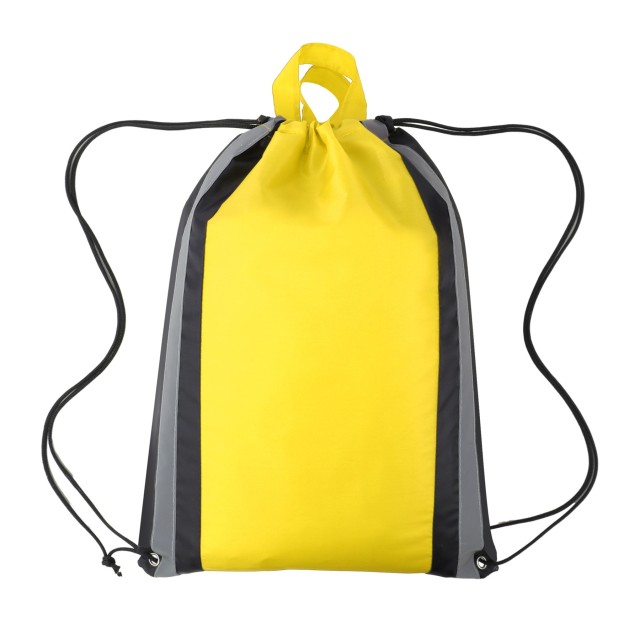 Reflective Safety Drawstring Backpack