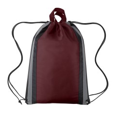Reflective Safety Drawstring Backpack