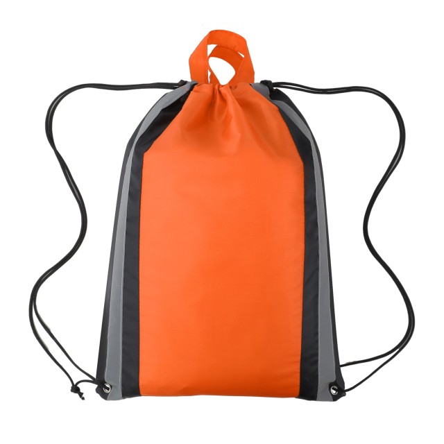 Reflective Safety Drawstring Backpack