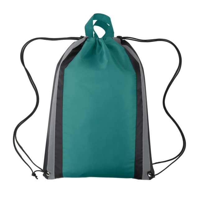 Reflective Safety Drawstring Backpack